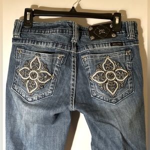 MISS ME SADDLE STITCH SKINNY JEANS